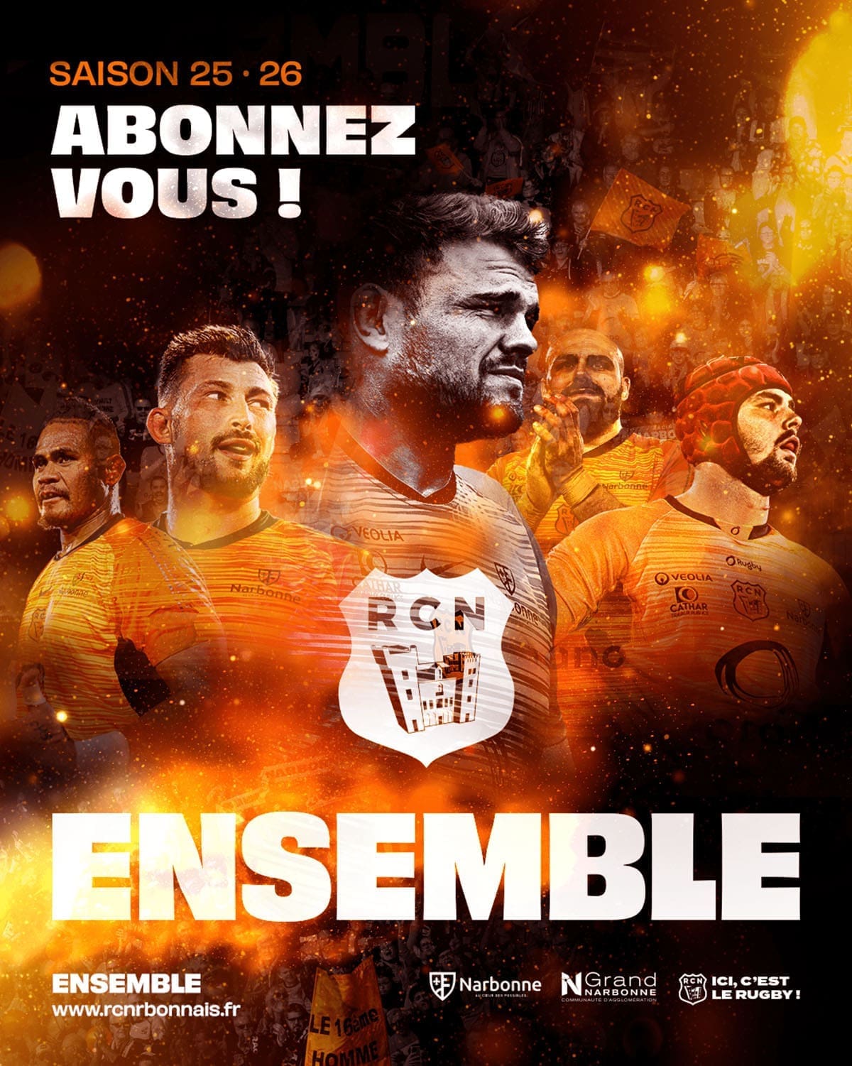 Campagne 2025 abonnement RC Narbonnais client Unigma